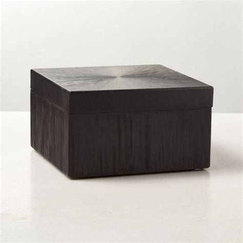 small black metal box|black metal storage box.